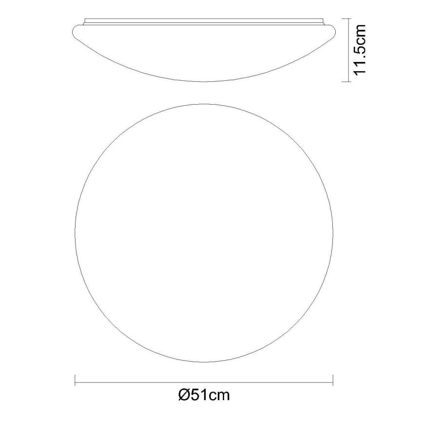 Globo - LED RGB dæmpbar loftlampe LED/48W/230V + LED/10W 2700-6500K Ø 50 cm + fjernbetjening