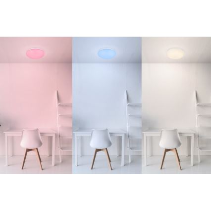 Globo - dæmpbar RGB LED-loftlampe LED/12W/230V + LED/3W + fjernbetjening