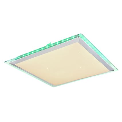 Globo - LED RGB Lampe dæmpbar LED/48W/230V+LED/4,5W/230V 3000-6000K + fjernbetjening
