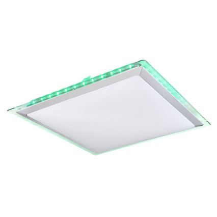 Globo - LED RGB Lampe dæmpbar LED/48W/230V+LED/4,5W/230V 3000-6000K + fjernbetjening