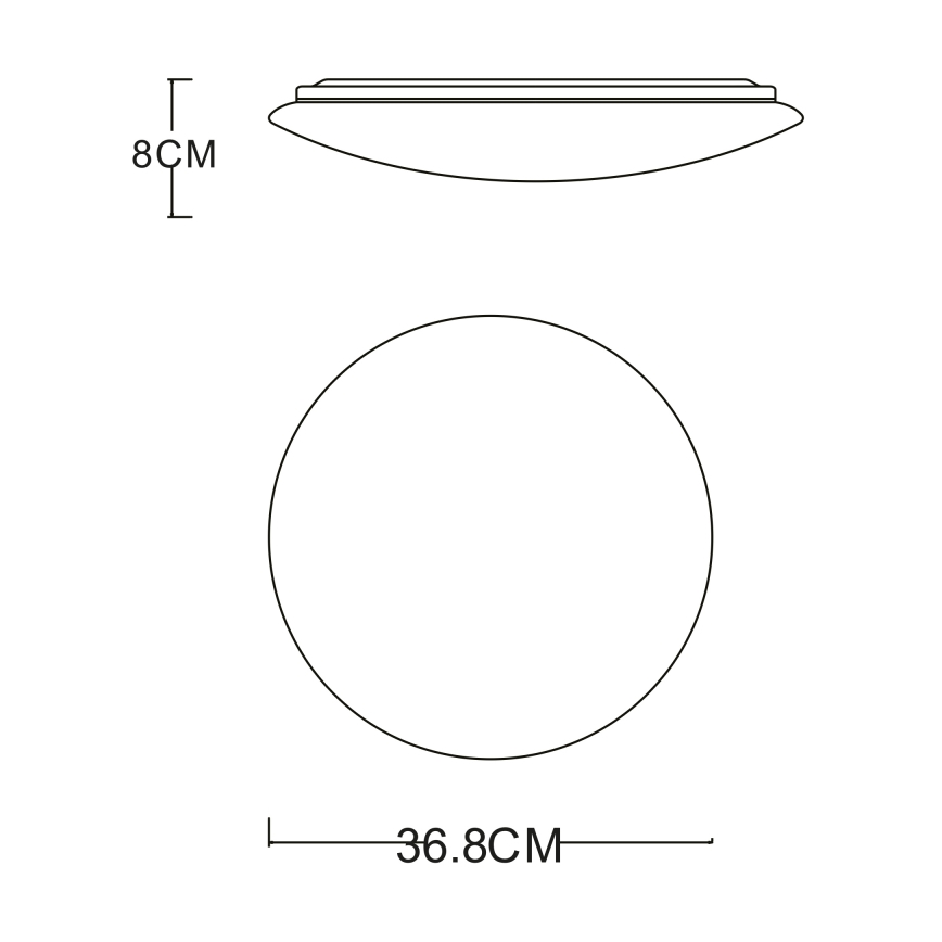 GLOBO - LED loftlampe LED/24W/230V