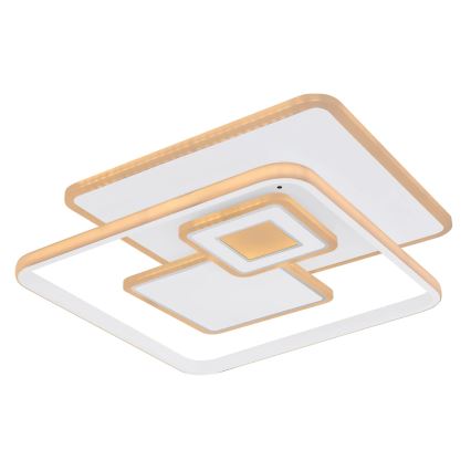 Globo - LED dæmpbar loftlampe LED/50W/230V 2700-6000K Wi-Fi Tuya 50,3x50,3 cm + fjernbetjening