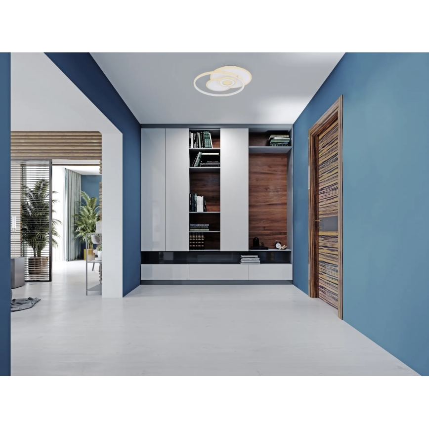 Globo - Dæmpbar LED-loftlampe LED/50W/230V 2700-6000K Wi-Fi Tuya 46x54,5 cm + fjernbetjening