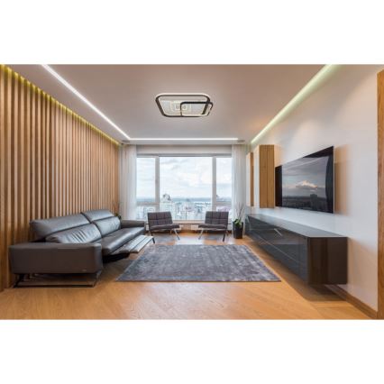 Globo 48459-48 - Dæmpbar LED-loftlampe ANI LED/48W/230V 2700-6000K 48x52 cm + fjernbetjening