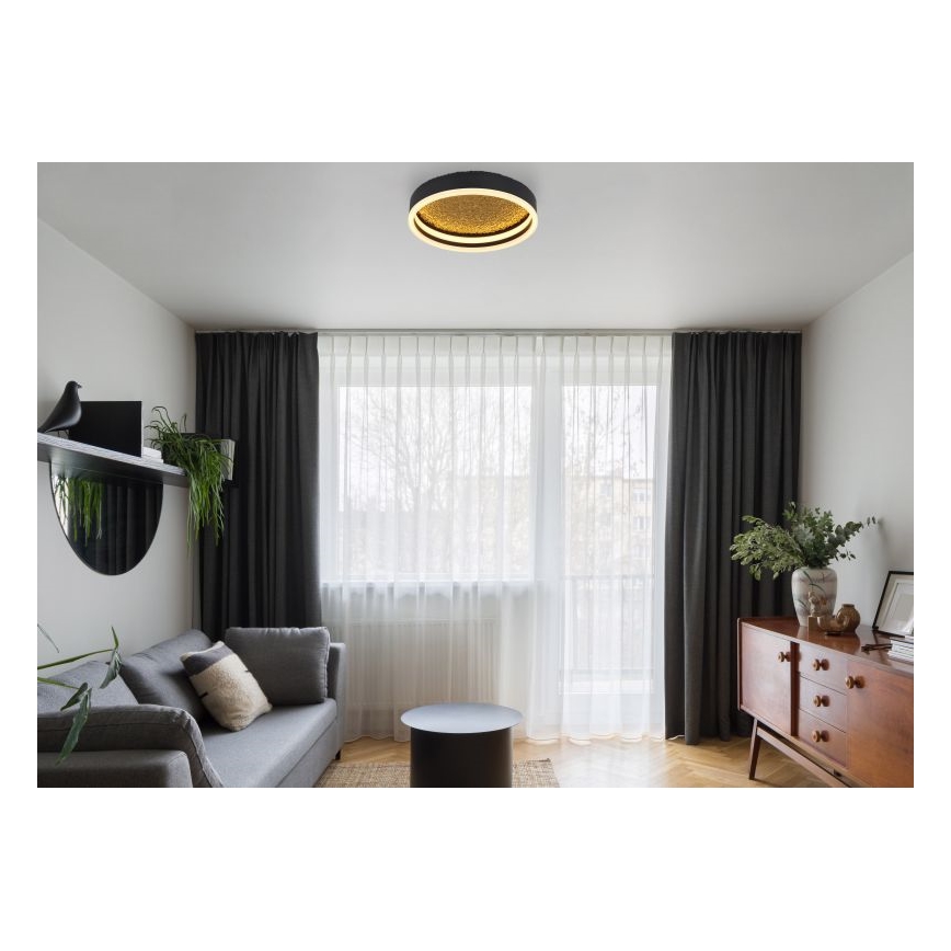 Globo - LED loftlampe LED/24W/230V diam. 30 cm sort