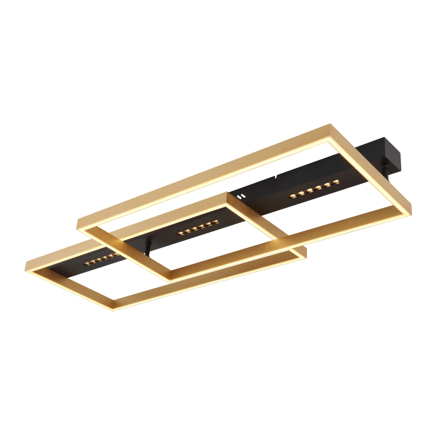 Globo 48461-54 - LED loftlampe LUFFY LED/54W/230V 39,8x90 cm sort/guld