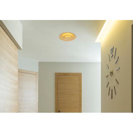 Globo - LED loftlampe LED/18W/230V 3000K Ø 18 cm guld