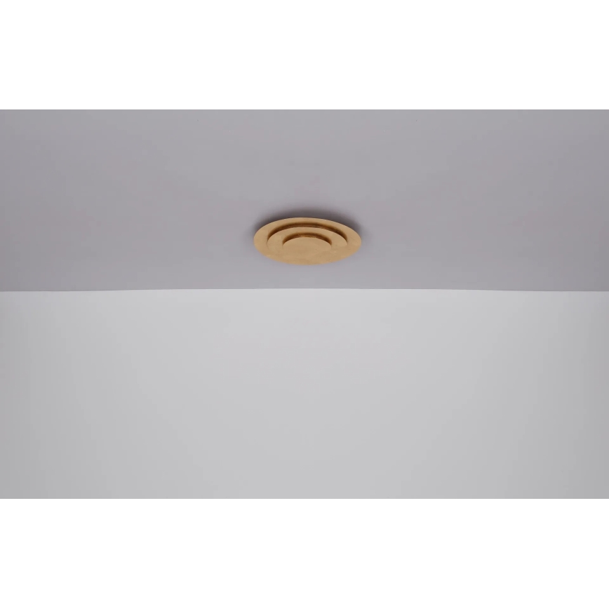 Globo - LED-loftlampe, 40 W, 230 V, 3000 K, Ø 49 cm, guldfarvet