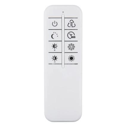 Globo - Dæmpbar LED-loftlampe LED/54W/230V 2700-6500K 90x70 cm sølv + fjernbetjening