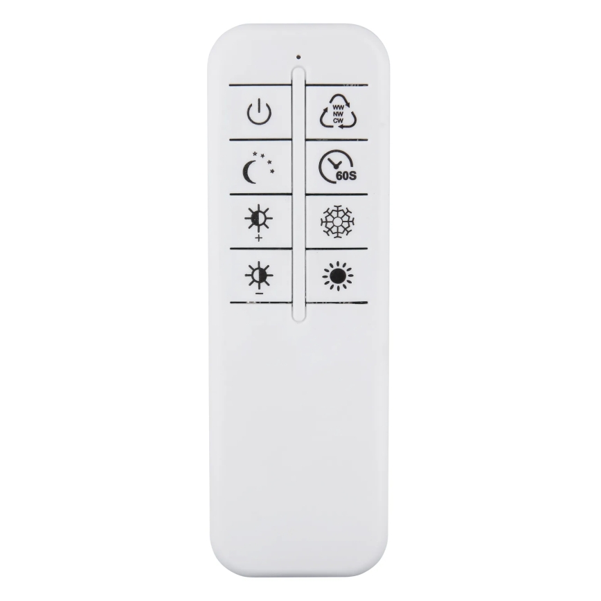 Globo - Dæmpbar LED-loftlampe LED/54W/230V 2700-6500K 90x70 cm sølv + fjernbetjening