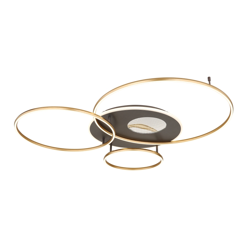 Globo - LED loftlampe dæmpbar LED/70W/230V 2700-6500K guldfarvet + fjernbetjening