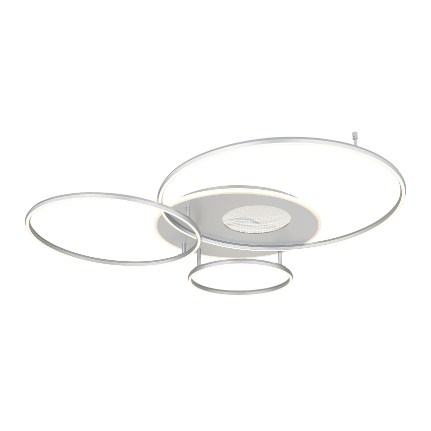 Globo - Dæmpbar LED-loftlampe LED/70W/230V 2700-6500K mat krom + fjernbetjening