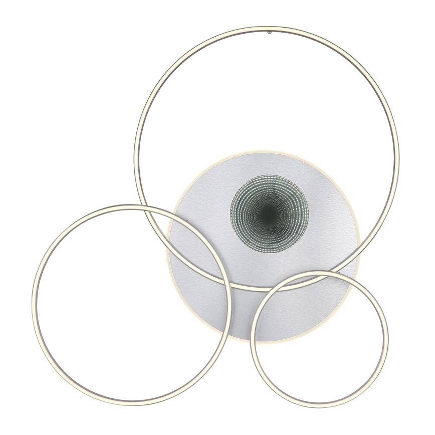 Globo - Dæmpbar LED-loftlampe LED/70W/230V 2700-6500K mat krom + fjernbetjening