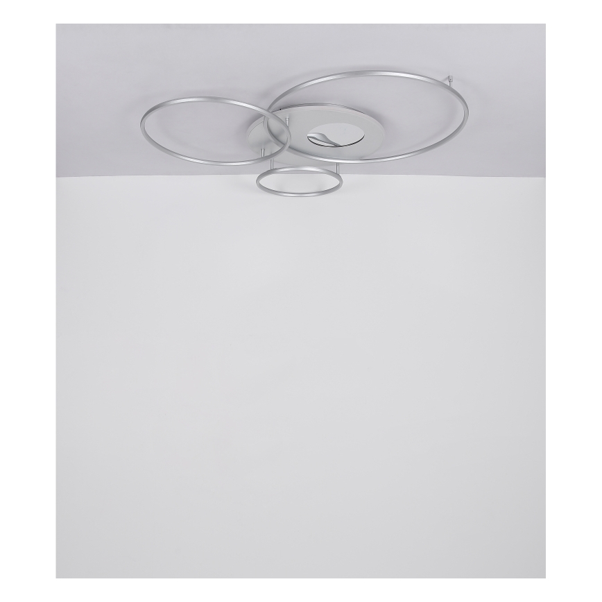 Globo - Dæmpbar LED-loftlampe LED/70W/230V 2700-6500K mat krom + fjernbetjening