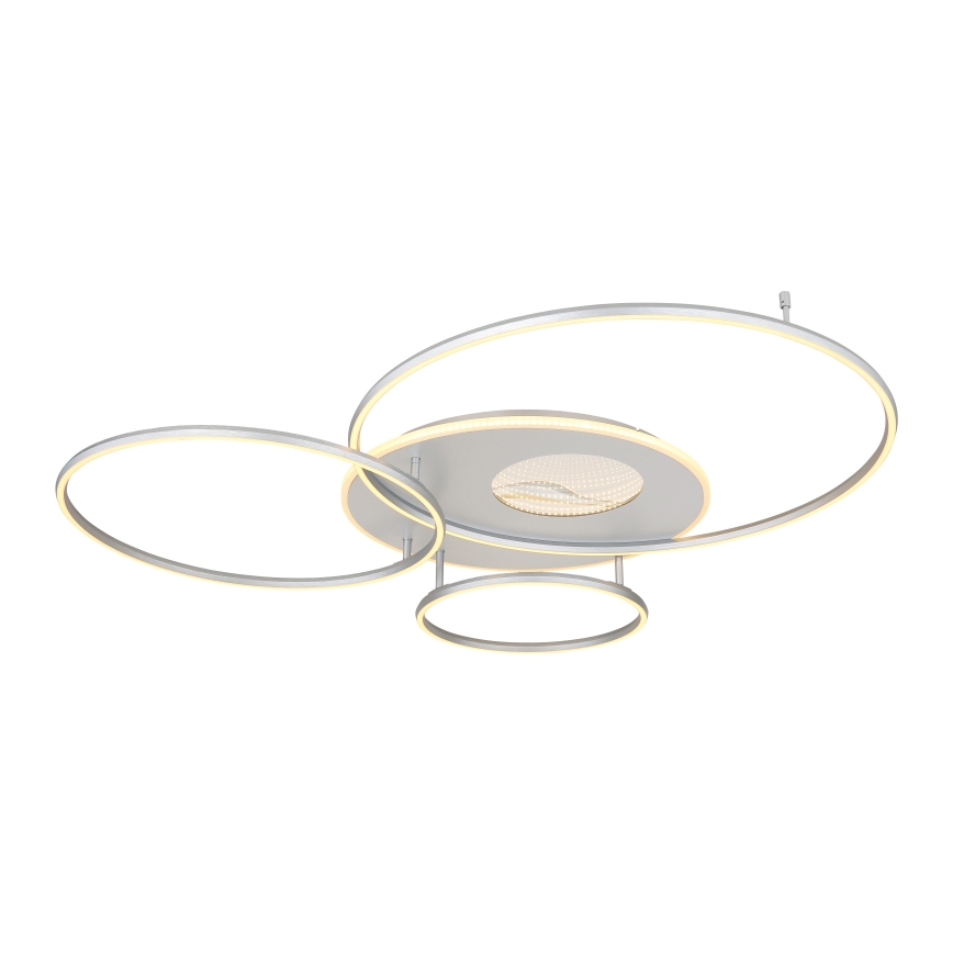 Globo - LED loftlampe dæmpbar LED/70W/230V 2700-6500K mat krom + fjernbetjening