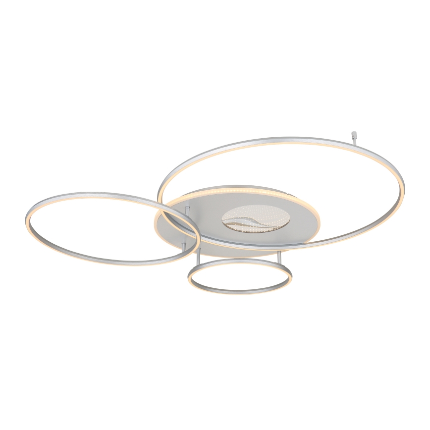 Globo - LED loftlampe dæmpbar LED/70W/230V 2700-6500K mat krom + fjernbetjening