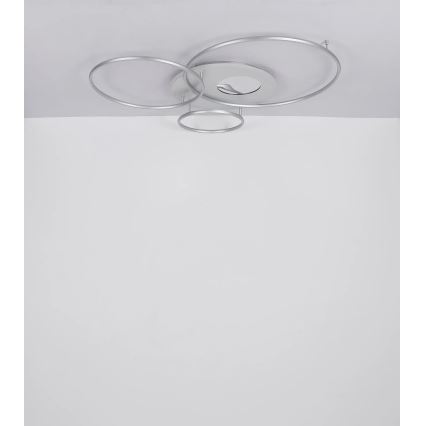 Globo - Dæmpbar LED-loftlampe LED/70W/230V 2700-6500K Wi-Fi Tuya mat krom + fjernbetjening