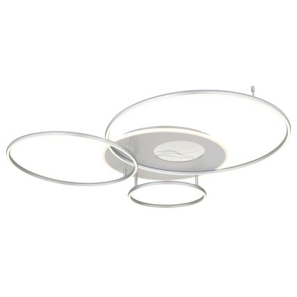 Globo - Dæmpbar LED-loftlampe LED/70W/230V 2700-6500K Wi-Fi Tuya mat krom + fjernbetjening