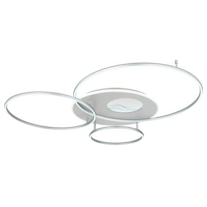 Globo - Dæmpbar LED-loftlampe LED/70W/230V 2700-6500K Wi-Fi Tuya mat krom + fjernbetjening