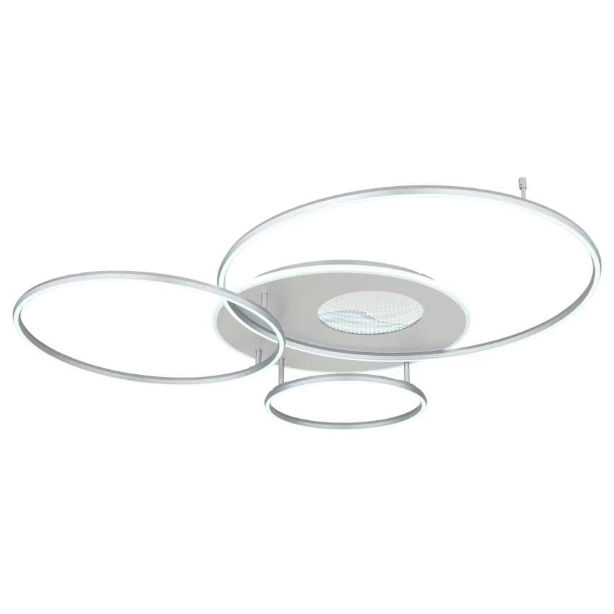 Globo - Dæmpbar LED-loftlampe LED/70W/230V 2700-6500K Wi-Fi Tuya mat krom + fjernbetjening