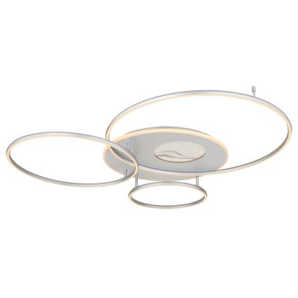 Globo - Dæmpbar LED-loftlampe LED/70W/230V 2700-6500K Wi-Fi Tuya mat krom + fjernbetjening