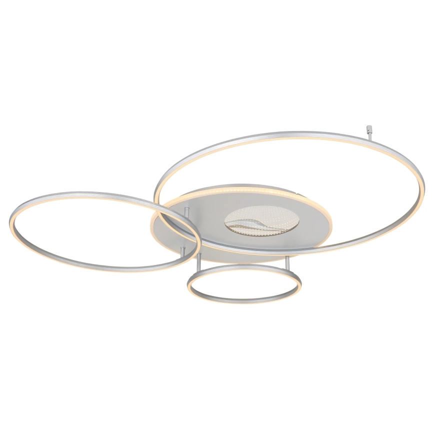 Globo - Dæmpbar LED-loftlampe LED/70W/230V 2700-6500K Wi-Fi Tuya mat krom + fjernbetjening