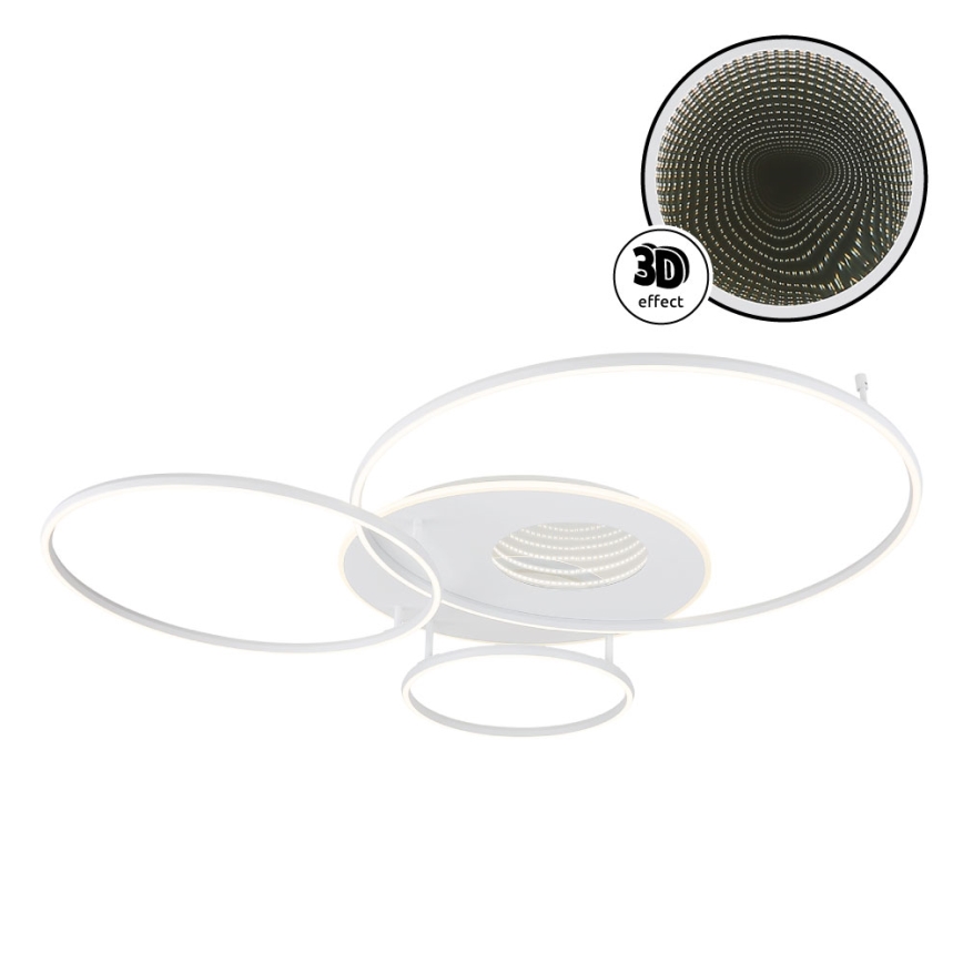 Globo - Dæmpbar LED-loftlampe LED/70W/230V 2700-6500K 105x26,5 cm hvid + fjernbetjening