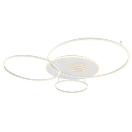 Globo - LED dæmpbar loftlampe LED/70W/230V 2700-6000K 105x26,5 cm sølv + fjernbetjening