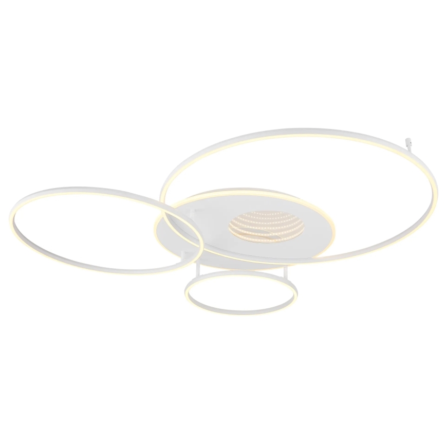 Globo - LED dæmpbar loftlampe LED/70W/230V 2700-6000K 105x26,5 cm sølv + fjernbetjening