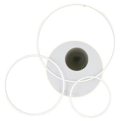 Globo - LED dæmpbar loftlampe LED/70W/230V 2700-6000K 105x26,5 cm sølv + fjernbetjening