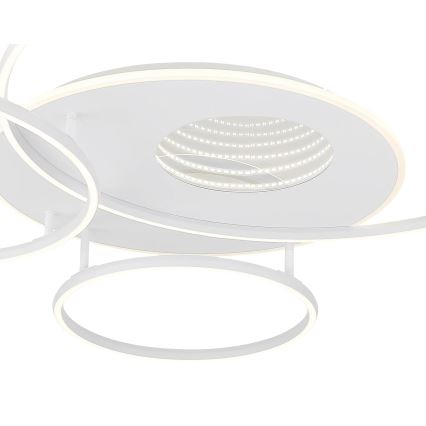 Globo - LED dæmpbar loftlampe LED/70W/230V 2700-6000K 105x26,5 cm sølv + fjernbetjening