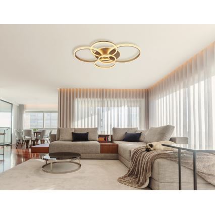 Globo - LED loftlampe LED/70W/230V 3000K 88x110 cm beige