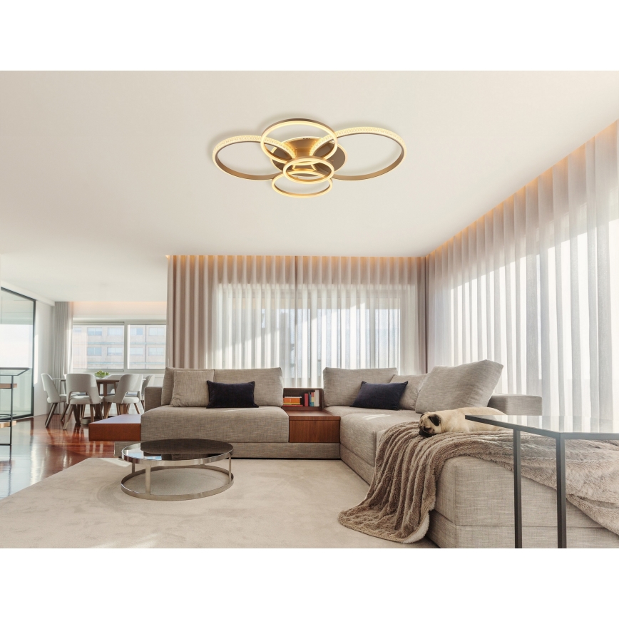 Globo - LED loftlampe LED/70W/230V 3000K 88x110 cm beige