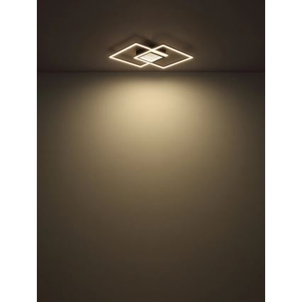 Globo - LED-dæmpbar loftlampe LED/32W/230V 2700-6500K 42,6x42,6 cm sort + fjernbetjening