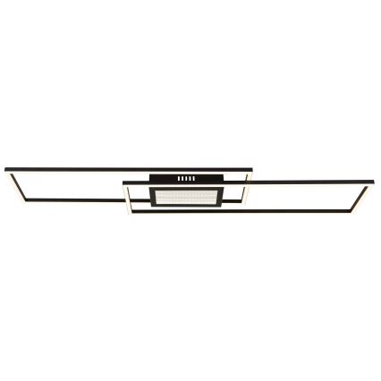 Globo - Dæmpbar LED-loftlampe LED/42W/230V 2700-6500K 19,6x96 cm sort + fjernbetjening