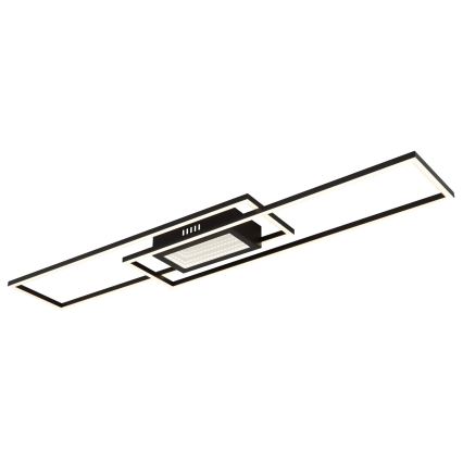 Globo - Dæmpbar LED-loftlampe LED/42W/230V 2700-6500K 19,6x96 cm sort + fjernbetjening