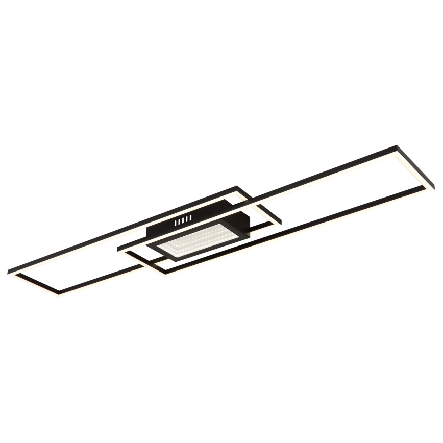 Globo - Dæmpbar LED-loftlampe LED/42W/230V 2700-6500K 19,6x96 cm sort + fjernbetjening