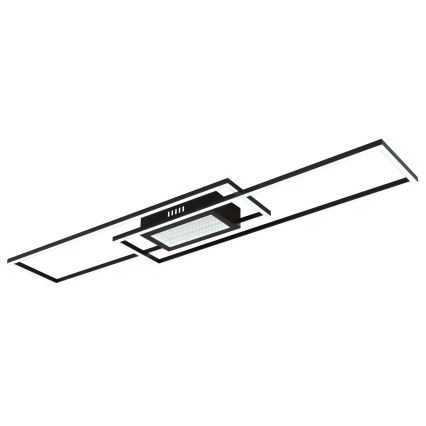 Globo - Dæmpbar LED-loftlampe LED/42W/230V 2700-6500K 19,6x96 cm sort + fjernbetjening