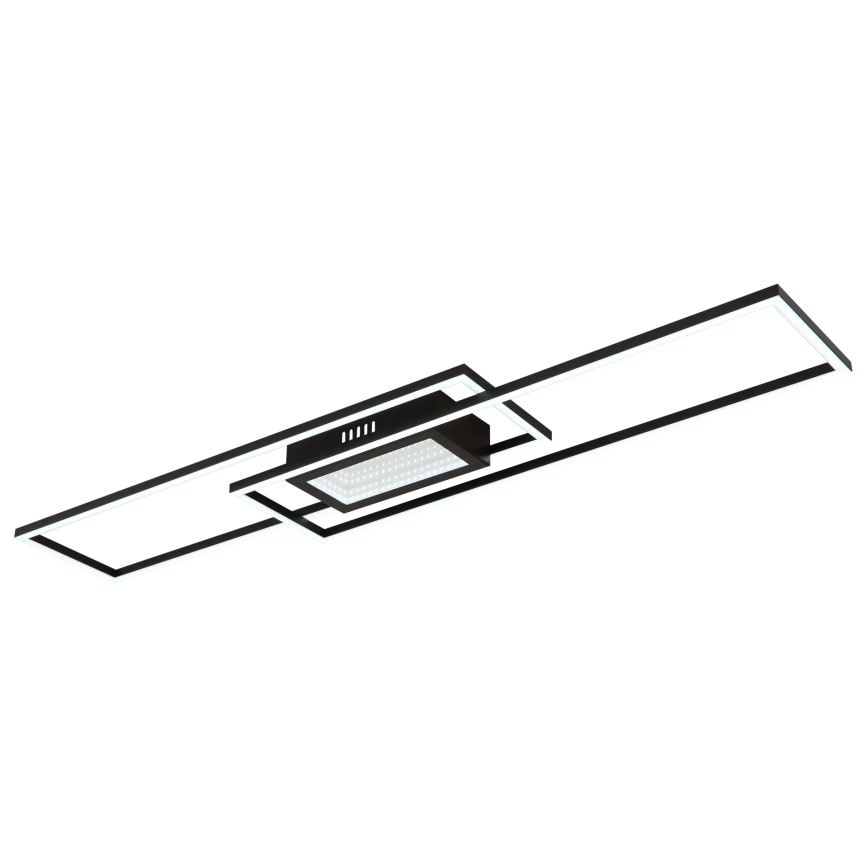 Globo - Dæmpbar LED-loftlampe LED/42W/230V 2700-6500K 19,6x96 cm sort + fjernbetjening