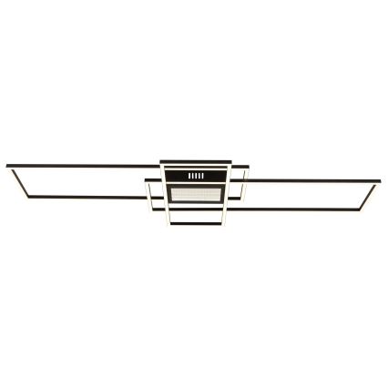 Globo - Dæmpbar LED-loftlampe LED/60W/230V 2700-6500K 42x110,8 cm sort + fjernbetjening