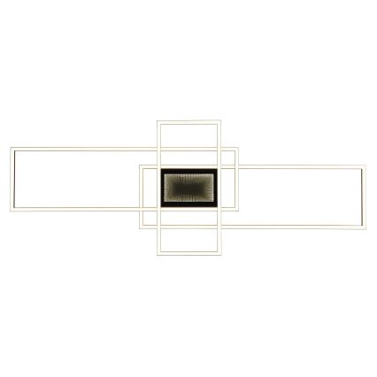 Globo - Dæmpbar LED-loftlampe LED/60W/230V 2700-6500K 42x110,8 cm sort + fjernbetjening