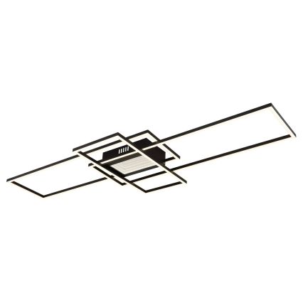 Globo - Dæmpbar LED-loftlampe LED/60W/230V 2700-6500K 42x110,8 cm sort + fjernbetjening