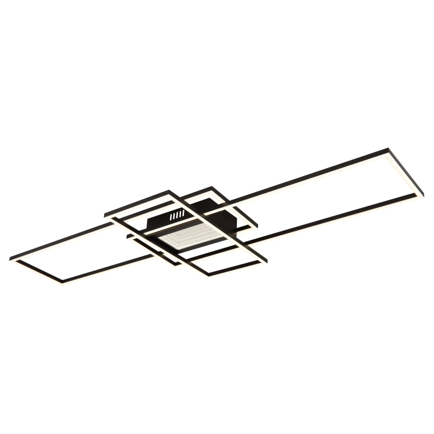 Globo - Dæmpbar LED-loftlampe LED/60W/230V 2700-6500K 42x110,8 cm sort + fjernbetjening
