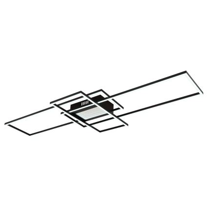 Globo - Dæmpbar LED-loftlampe LED/60W/230V 2700-6500K 42x110,8 cm sort + fjernbetjening