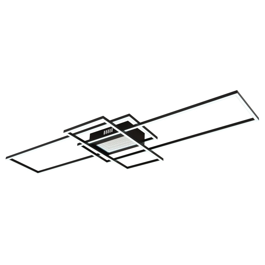 Globo - Dæmpbar LED-loftlampe LED/60W/230V 2700-6500K 42x110,8 cm sort + fjernbetjening