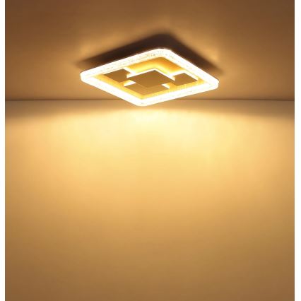Globo - LED loftlampe LED/40W/230V 3000K 48,8x48,8 cm guld