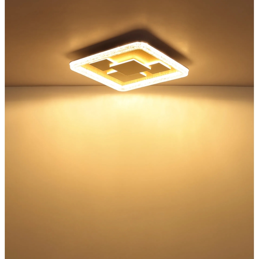 Globo - LED loftlampe LED/40W/230V 3000K 48,8x48,8 cm guld