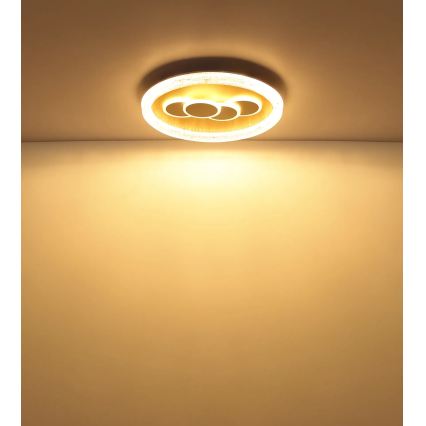 Globo - LED loftlampe LED/40W/230V 3000K Ø 49,5 cm guld