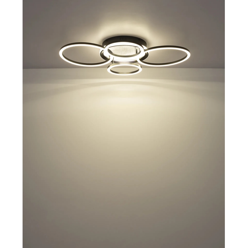 Globo - LED-loftlampe LED/40W/230V 4000K 72x52 cm sort