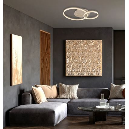 Globo - LED loftlampe LED/30W/230V 3000K 70x50 cm beige